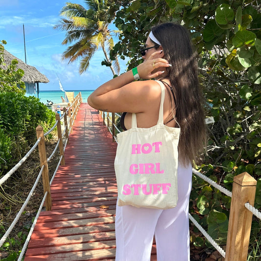 Hot girl tote bag