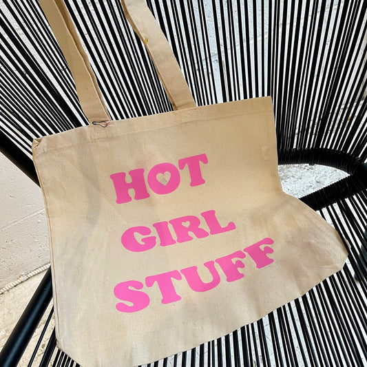 Hot girl tote bag