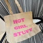 Hot girl tote bag