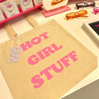 Hot girl tote bag